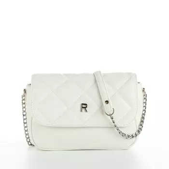 Сумка женская мессенджер RICHET на магните, 19514 см, белая