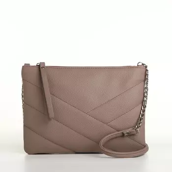 Сумка женская на молнии RICHET, цвет бежевый