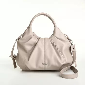 Сумка женская на молнии «Саломея», цвет бежевый