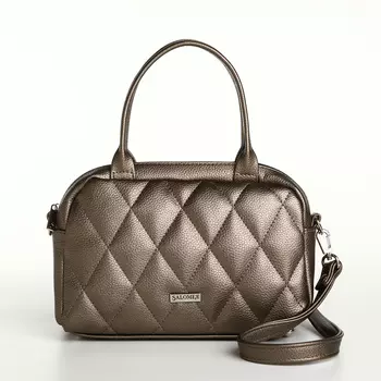 Сумка женская на молнии «Саломея», цвет бронзовый