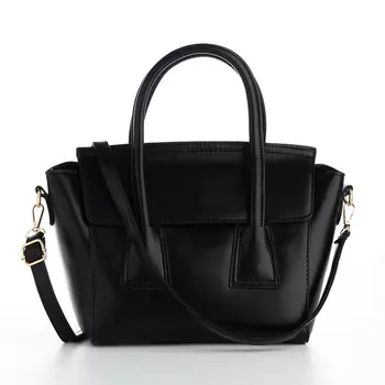 Сумка женская мессенджер на магните, 351523 см, чёрная