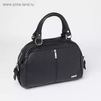 Сумка женская на молнии «Саломея», цвет чёрный