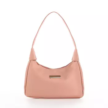 Сумка женская на молнии, цвет розовый