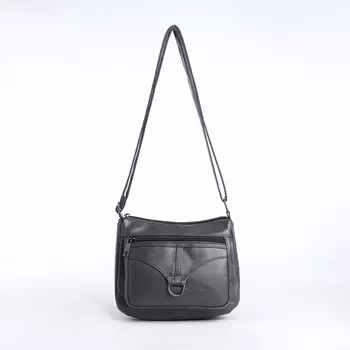 Сумка женская кросс-боди на молнии, 288.515 см, серая