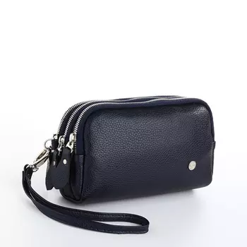 Сумка женская на молнии RICHET, цвет синий