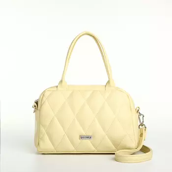 Сумка женская на молнии «Саломея», цвет жёлтый