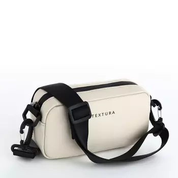 Сумка женская кросс-боди TEXTURA на молнии, 19610.5 см, светло-бежевая