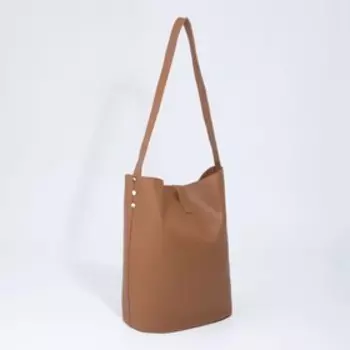 Сумка женская, отдел на клапане, цвет коричневый