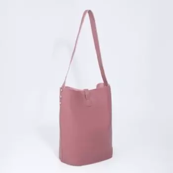 Сумка женская, отдел на клапане, цвет пудра