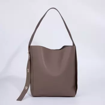 Сумка-тоут на магните, цвет серый