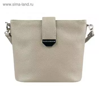 Сумка женская, отдел на молнии, цвет бежевый