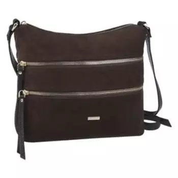 Сумка женская, отдел на молнии, цвет коричневый