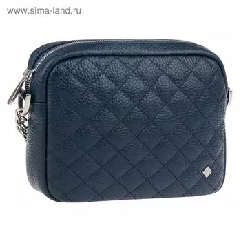 Сумка женская, отдел на молнии, цвет синий
