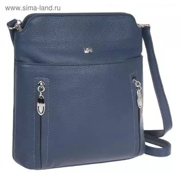 Сумка женская, отдел на молнии, цвет синий