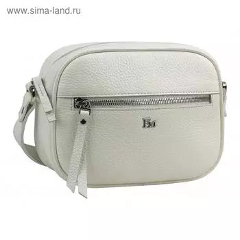 Сумка женская, отдел на молнии, цвет сливочный
