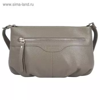 Сумка женская, отдел на молнии, цвет светло-коричневый