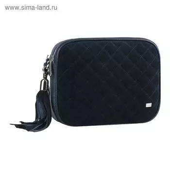 Сумка женская, отдел на молнии, цвет тёмно-синий