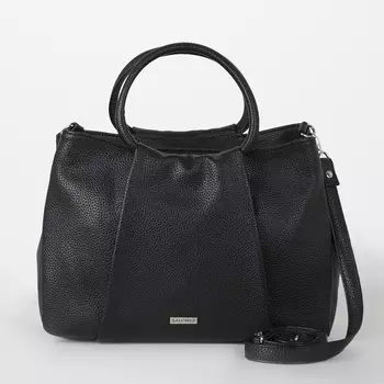 Сумка женская на молнии «Саломея», цвет чёрный