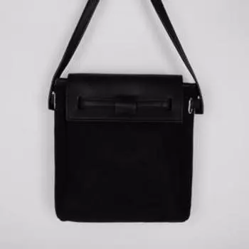 Сумка женская, отдел на застёжке, цвет чёрный