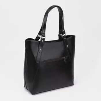 Сумка женская, отдел с перегородкой на молнии, наружный карман, цвет коричневый