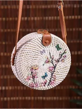 Сумка женская плетёная ротанг «Бабочка», 15660 см