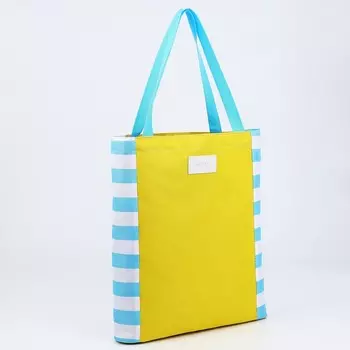 Сумка шопер женский пляжный Nazamok, 4040 см, жёлтый