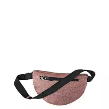 Сумка женская поясная иск.кожа, молния,цвет бронза