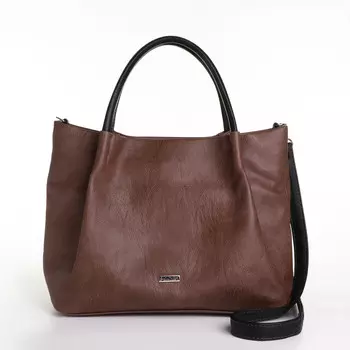 Сумка женская, средний размер, цвет коричневый