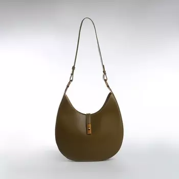 Сумка женская на застёжке TEXTURA, косметичка, средний размер, цвет хаки