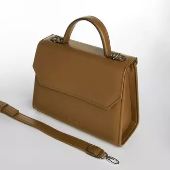 Сумка женская мессенджер TEXTURA на магните, 251120 см, коричневая