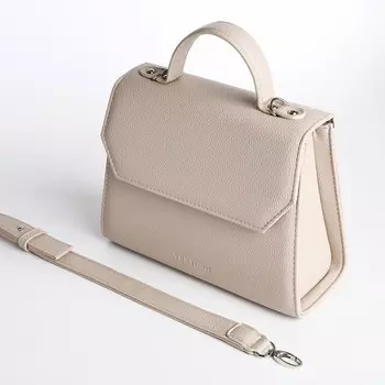 Сумка женская TEXTURA, мессенджер, средний размер, цвет бежевый