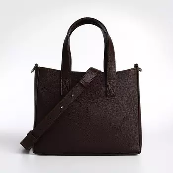 Сумка женская TEXTURA, тоут, средний размер, цвет коричневый