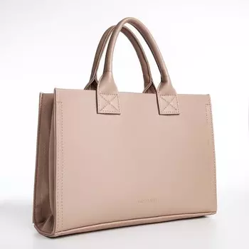 Сумка женская тоут TEXTURA на молнии, 33923 см, бежевая