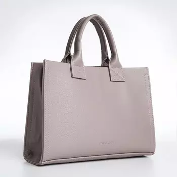 Сумка женская тоут TEXTURA на молнии, 33923 см, серый