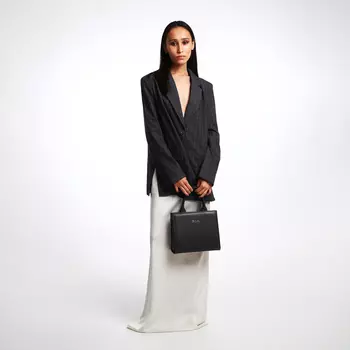 Сумка женская тоут TEXTURA на молнии, 221122 см, серая