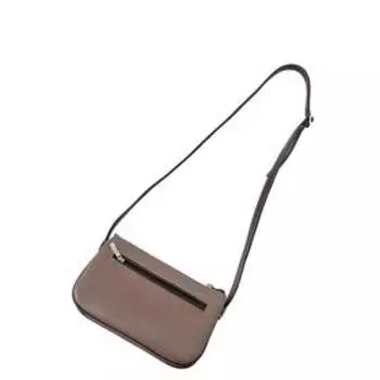 Сумка кросс-боди, отдел на молнии, цвет коричневый