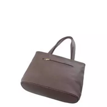 Сумка тоут, отдел на молнии, цвет коричневый 28х34х12см