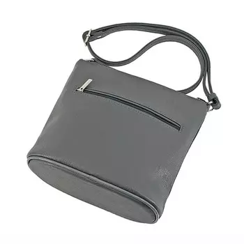 Сумка женская (В2636-05140) искусственная кожа + замша, серый, 1х210х22 см