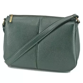 Сумка женская В2663-04110, цвет темно-зеленый, искусственная кожа, 30х10х20 см