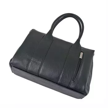 Сумка женская (В2683-00140) искусственная кожа + замша, черный, 1х210х31 см