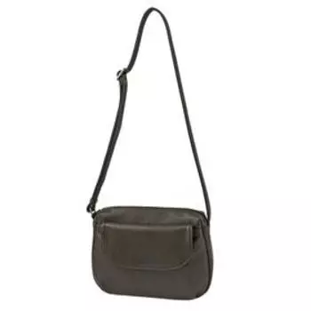 Сумка кросс-боди, отдел на молнии, цвет коричневый