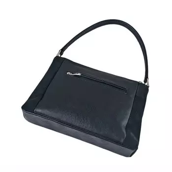 Сумка женская (В2718-03140) искусственная кожа + замша, синий, 1х210х28 см