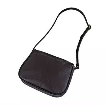 Сумка женская (В2726-01140) искусственная кожа + замша, коричневый, 1х210х21 см