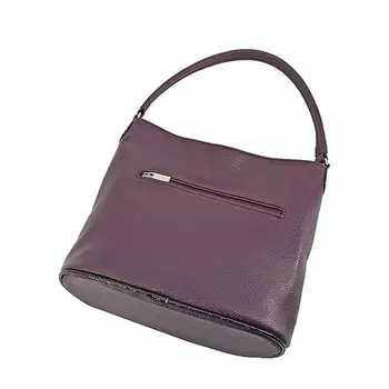 Сумка женская (В2755-07140) искусственная кожа + замша, бордовый, 1х210х25 см