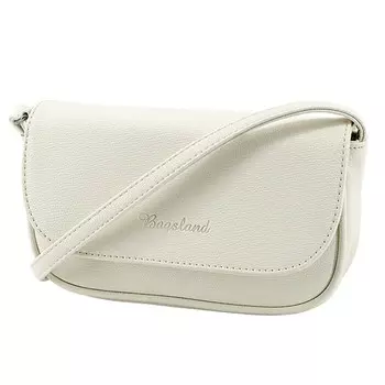 Сумка женская В2772-15110, цвет Белый, искусственная кожа, 20х6х11 см