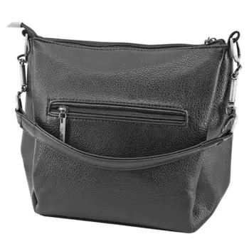 Сумка женская В2787-00110, цвет Черный, искусственная кожа, 19х10х23 см