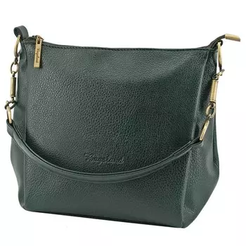 Сумка женская В2787-04110, цвет Темно-зеленый, искусственная кожа, 19х10х23 см