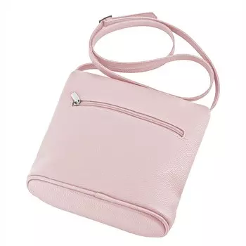 Сумка женская (В2796-09140) натуральная кожа, розовый, 1х210х22 см