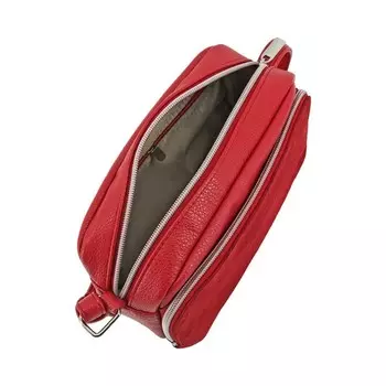 Сумка женская (В2799-77140) искусственная кожа + замша, красный, 1х210х20 см