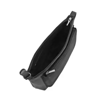 Сумка женская (В2800-00140) искусственная кожа + замша, черный, 1х210х30 см